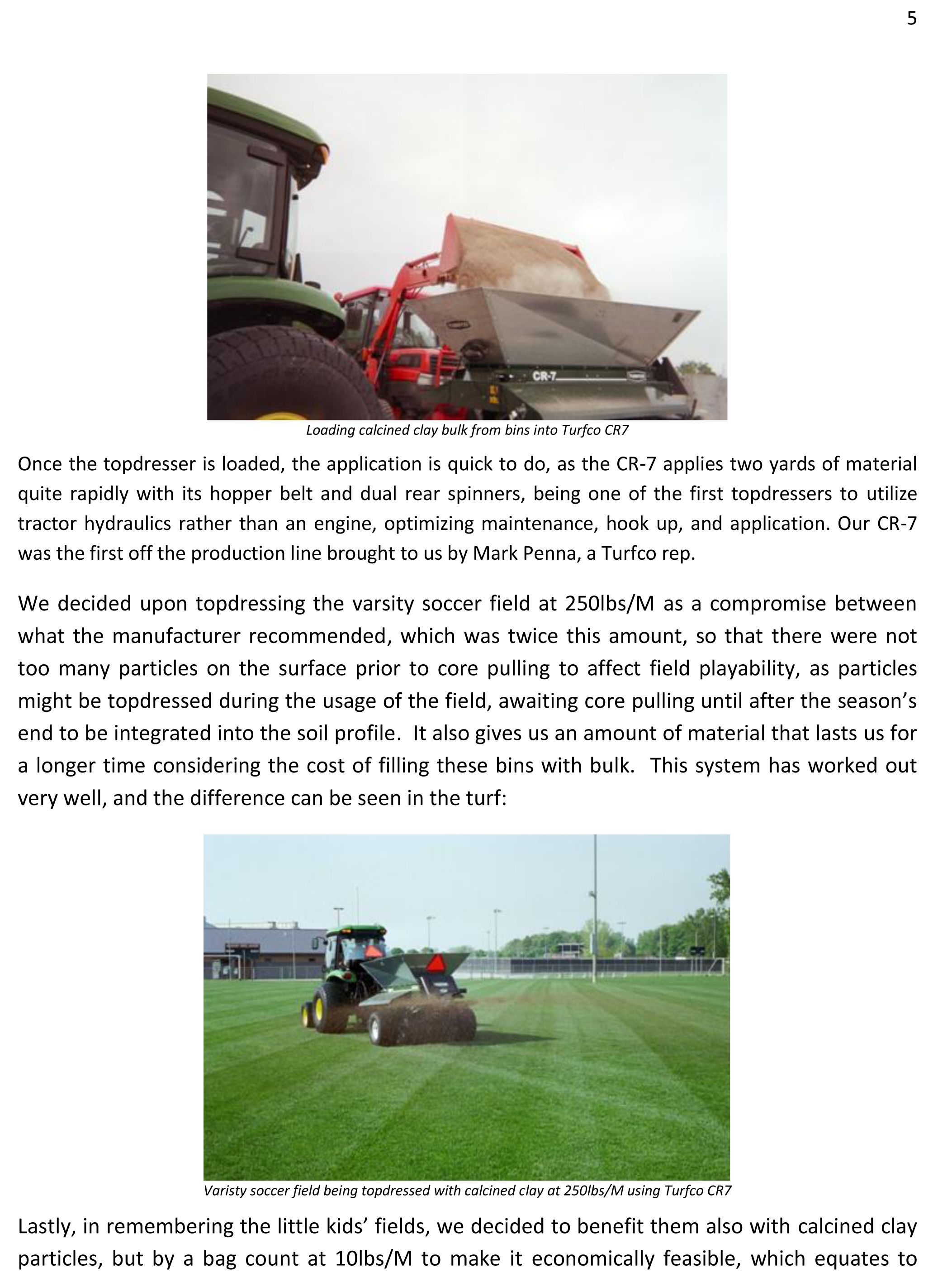 Foundations of Turfgrass Management, Mr. Michael Henry, page 5